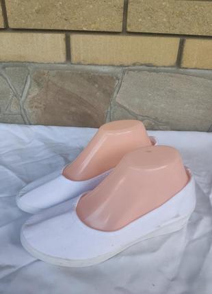 Кеды, туфли коттоновые женские(подростковые) весенне-летние на небольшой танкетке rodiana