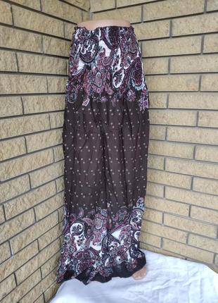 Юбка-сарафан коттоновая длинная, в пол, whole forks, турция