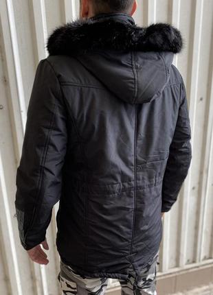 Куртка, парку чоловіча зимова модна forbest3 фото