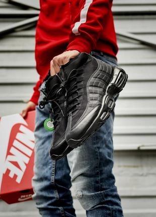 Кросівки air max 95 sneakerboot 'triple black' кроссовки