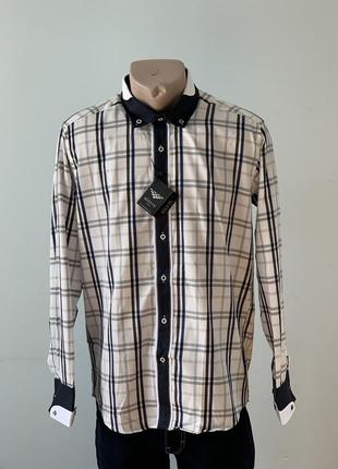 Рубашка мужская  коттоновая высокого качества biente, турция