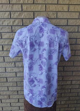 Рубашка мужская летняя коттоновая брендовая высокого качества fenomen, турция2 фото