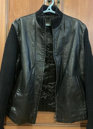 Куртка rene lezard leather jacket ветровка/жакет/пальто/пиджак1 фото