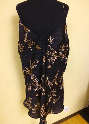 Черная ночная рубашка сорочка ночнушка autograph раз.50-52