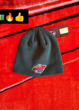 Оригинал. шапка old time sport x nhl minnesota wild