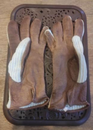 Перчатки кожа glenville англия3 фото