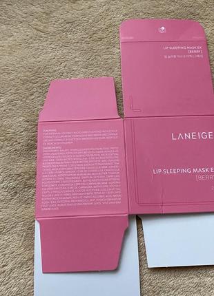 Laneige маска для губ/бальзам, корея 4