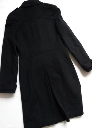 Кашемировое шерстяное двубортное удлинённое пальто jjb benson швейцария9 фото