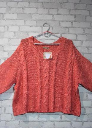 Короткий ошатний джемпер оверсайз "tu" 50-52 р