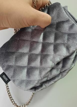 Клатч з срібним ланцюжком 2