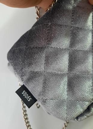 Клатч з срібним ланцюжком 3