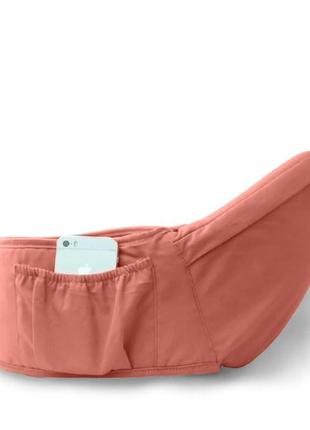 Эрго - рюкзак хипсит для переноски детей 3 в 1 aiebao синий