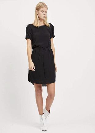 Классическое чёрное платье с открытой спиной 🖤 бренд .object2 фото
