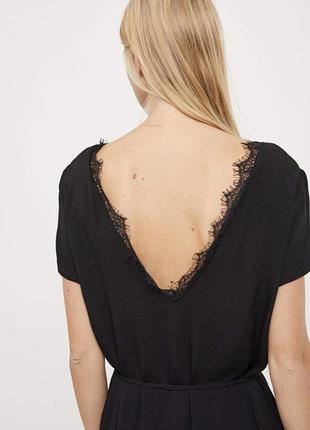 Классическое чёрное платье с открытой спиной 🖤 бренд .object3 фото