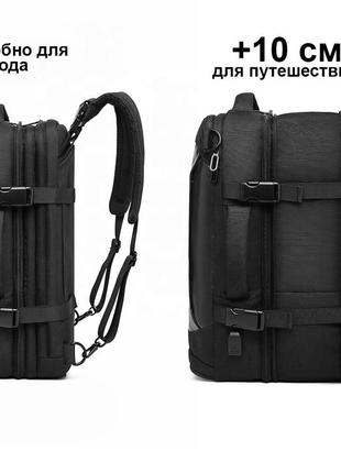 Рюкзак-портфель для ручной клади tuguan cf-8809 черный5 фото