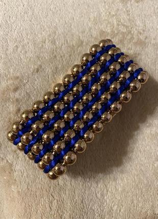 Дизайнерський браслет bexrox, позолочений, магніт