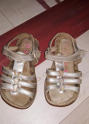 Шкіряні босоніжки max&may устілка 15 см