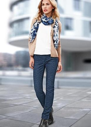 Джинсы с леопардовым принтом от tchibo р.40 евро. наш 46