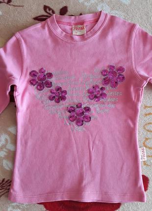 Праздничный реглан с кружевом и паетками 110р