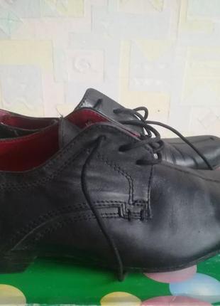 Туфли reo tape кожаные классические.