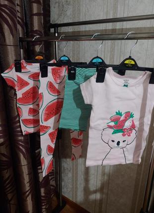 Распродажа !набор из 2х пижам, 12мес , 18мес , 24мес