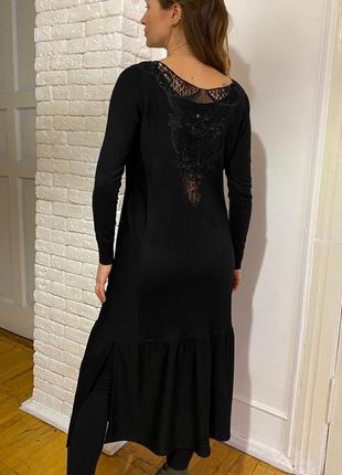 Кашемірове сукню з красивою спинкою enzoria