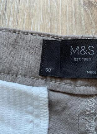 Мужские классические хлопковые шорты marks & spencer6 фото