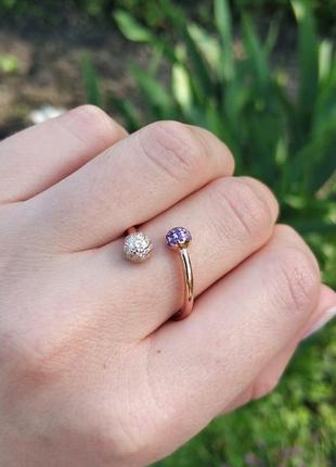 Необычное серебряное кольцо