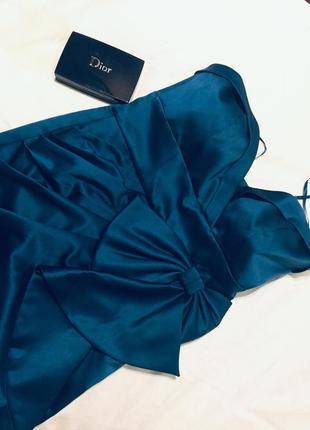 Сукня синя блакитна по типу zara міді5 фото