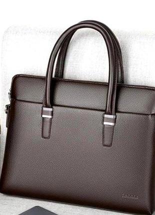 Мужская деловая сумка портфель для документов формат а4 aliri-00435 коричневая