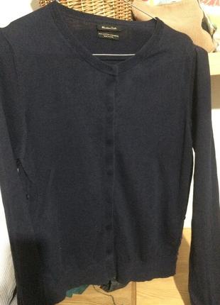Суперський шовк -коттон кардиган від massimo dutti ,m-ка