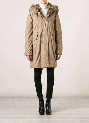 Парка woolrich натуральный мех кролика literary walk eskimo parka