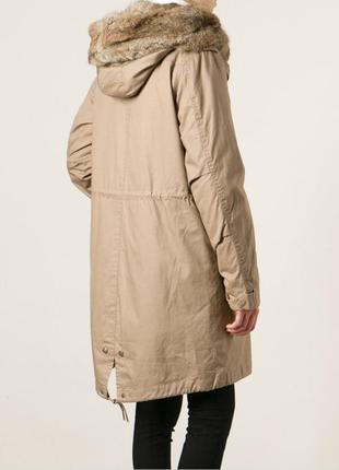 Парка woolrich натуральный мех кролика literary walk eskimo parka3 фото