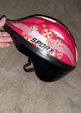 Велосипедний шолом для дівчинки дівчата🚵♀️1 фото