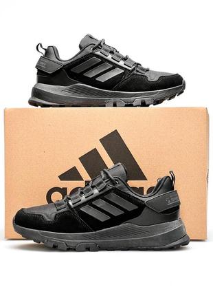 Чоловічі демісезонні чорні кросівки adidas terrex 🆕адідас терекс3 фото