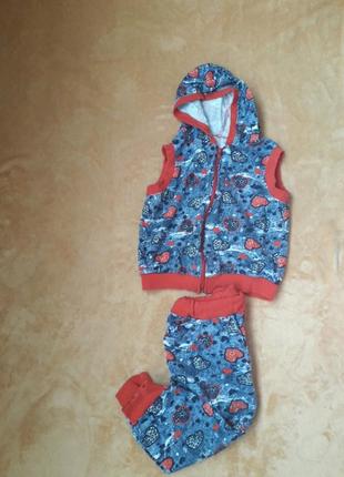 Набор желетка&штаны, х/б