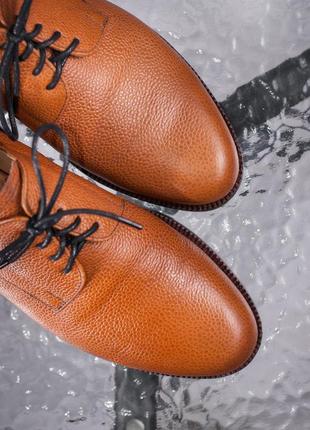 Дерби handmacher, германия 42,5 туфли мужские кожаные5 фото