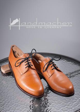 Дерби handmacher, германия 42,5 туфли мужские кожаные1 фото