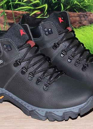 Ботинки высокие прошитые кожа натуральная м1 качество размеры 40 41 42 43 44 45