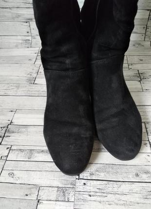 Жіночі чоботи alromaro весняно-осінні натуральна шкіра чорного кольору 36 розмір5 фото