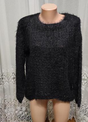 Вязаная кофта new look 42 неровный край