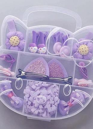 Разные наборы резиночек в чемоданчике