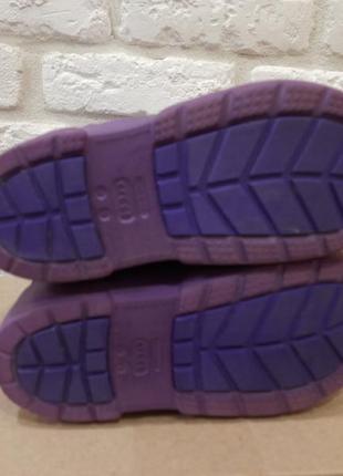 Утеплені чоботи crocs для хлопчиків і дівчаток. розмір j1, 31-32 (устілка 20,5 см )3 фото