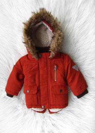 Тепла демісезонна куртка парку з капюшоном primark