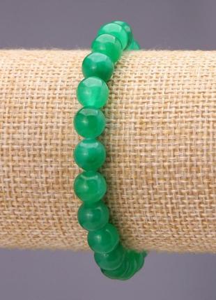 Браслет из камня хризопраз