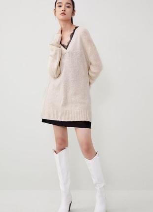Удлиненный свитер от h&m,p. m2 фото
