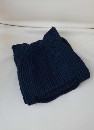 Балаклава капор капюшон зимняя зимова шапка женская жiноча3 фото