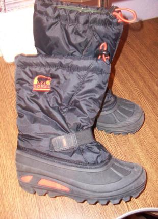 Рр 34-21,5 см сапоги непромокающие sorel зимние унисекс