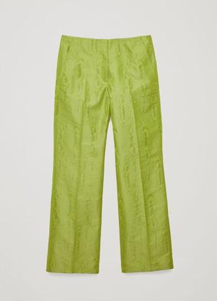 Зеленые кэжуал демисезонные прямые брюки cos,есть 2 размера4 фото