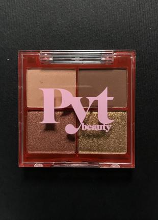 Палетка теней для век pyt beauty upcycle eyeshadow warm lit nude mini palette тени3 фото